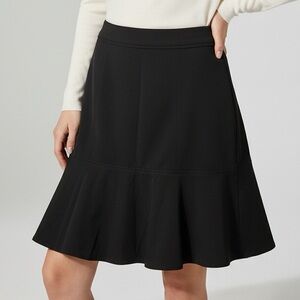 White House Black Market Black A-Line Skirt
